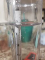 Hydrometer in distilled water