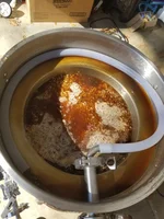 Just some grains mashing - first time with recirculation properly connected